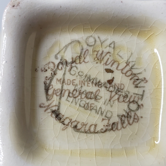 Vtg Royal Winton Grimwades Niagara Fall Souvenir Cream & Sugar Ceramic Set Curio - Picture 6 of 13